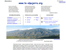 Tablet Screenshot of la-alpujarra.org